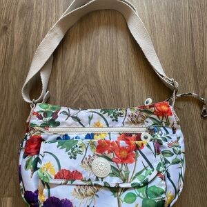 Kipling Floral Shoulder Bag – Cute & Lightweight